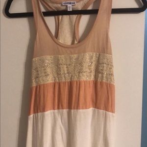 Women’s tank top with design.